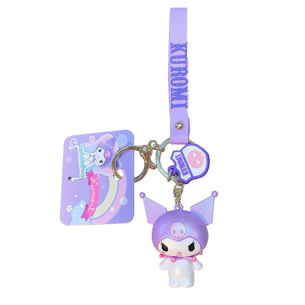 Kuromi Anime Nyckelring Nyckelring Bag Hängande Nyckelring Julklapp