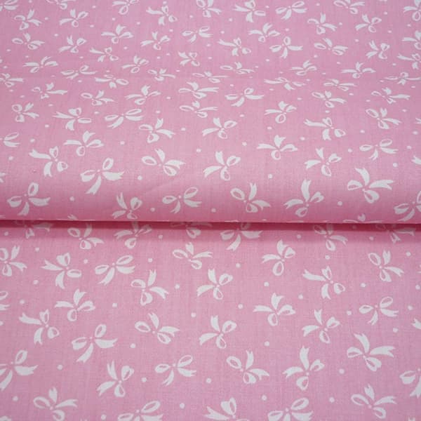 5 stk. 100% bomuldsstof, 40 x 50 cm lyserøde stofstykker til syning og quiltning