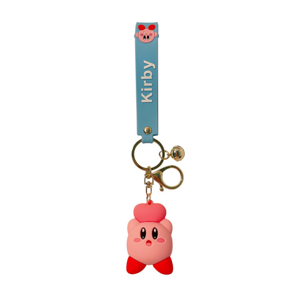 Star Kirby Anime Key Chain Key Ring Bag Hänge Nyckelring Julklapp