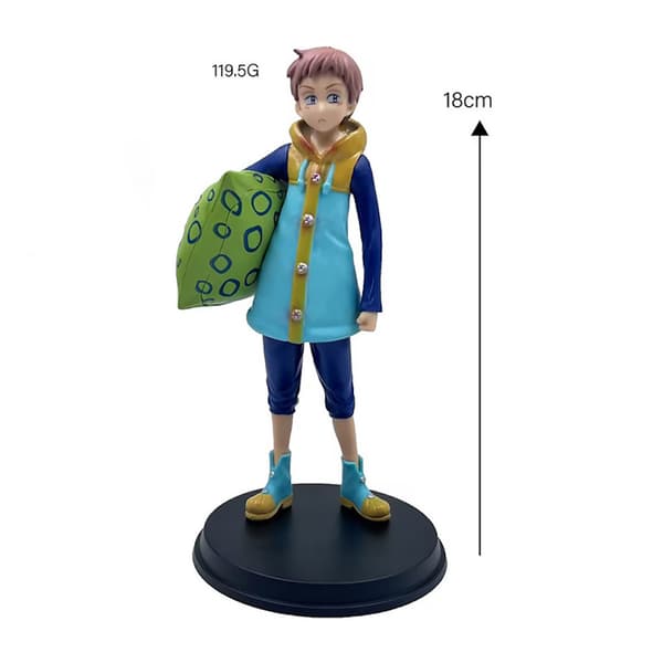1 stk. Sevens Deadlys Sins Pop Angry Judgment Anime Figur Leke Samling Modell Dekorasjon Samleobjekter Statue