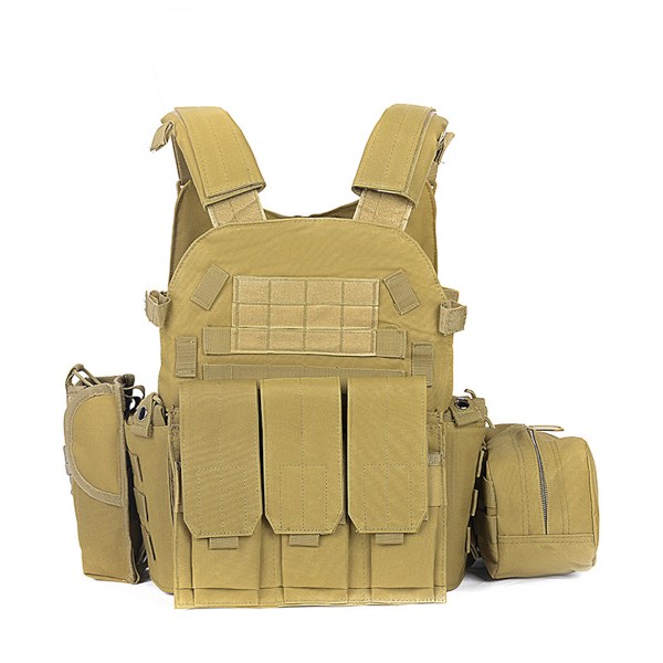 Quick Release Tactical Väst Outdoor Molle Jaktväst Justerbar modulär utrustning för träningsspel