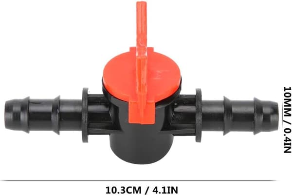 2 st. flödesregleringsventil för akvarium, 10 mm slanganslutningsregulator