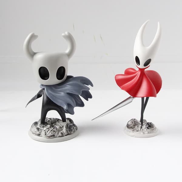 6 stk. Hollow Knight PVC-figurer spilkarakter-modelsæt 16 cm