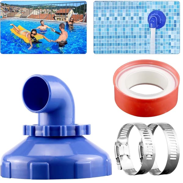 32 mm roterande inloppsmunstycke för pool med 360 graders justerbart utlopp