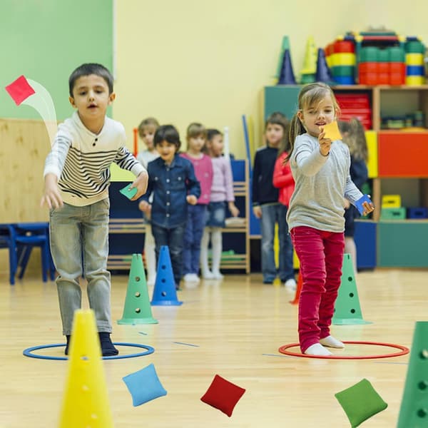 10 kpl 10 cm hernepusseja cornhole-heittopeleihin, lasten ulkoleikkeihin ja juhliin