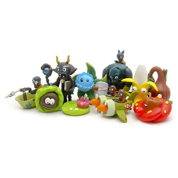 10 stk. Planter Zombies Anime Figur Legetøj Samling Model Dekoration Samlerobjekter Statue