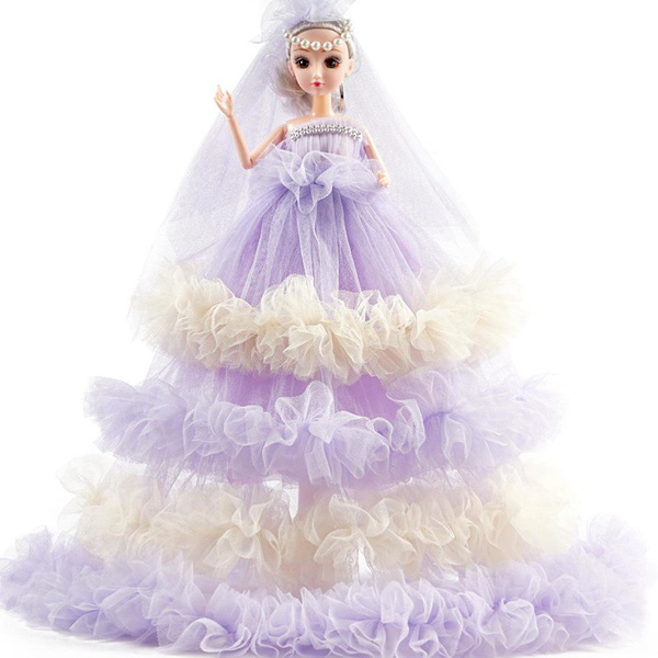 Bröllopsflicka Docka Prinsessfigur Leksak
