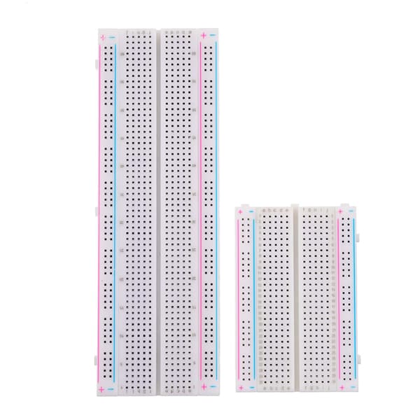 69-delt breadboard-sæt med 830 og 400 forbindelsespunkter, strømmodul og jumper-ledninger