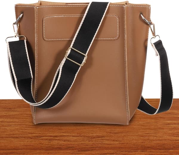 Justerbar 3,8 cm bred orange axelrem för crossbody-väskor och handväskor