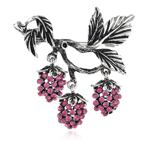 Corsage Hollow Fruit Kvinnor Brosch Highend Alloy Brosch Pin