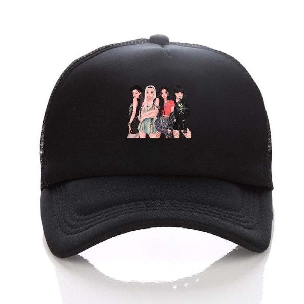 Anime Blackpink cap Bekväm Snapback justerbar sporthatt