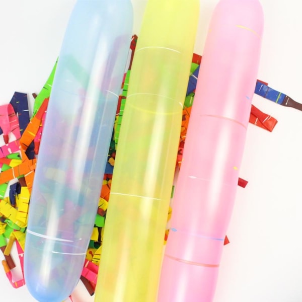 100 st raketmodellering långa ballonger magic latex vridande ballonger för barn set festdekoration