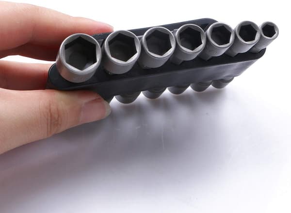 14-delars Power Mutterdragare Borr Set, Rostfritt Stål, 1/4\" Hex Skaft