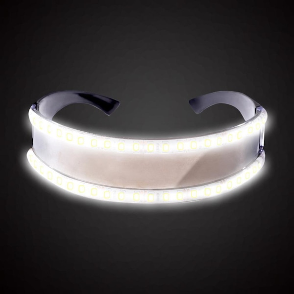 Ljusande trådlösa glasögon Light Up Glasögon för Cosplay Rave Festivals Halloween Barer Klubbars fester
