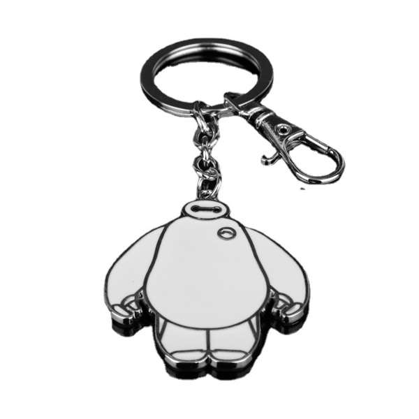 Baymaxs Anime Key Chain Key Ring Bag Hänge Nyckelring Julklapp