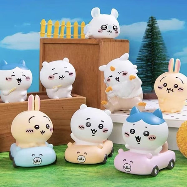 Chiikawa Figur Kawaii Hachiware Ornament Självförlöjligande Björnunge A2