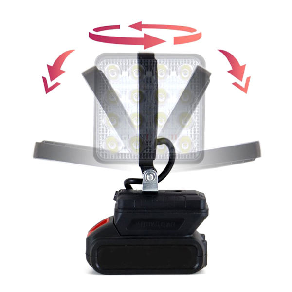 Til Bosch 18V Li-ion batteri LED arbejdslys 3/4 tommer lommelygte 6inch One Size
