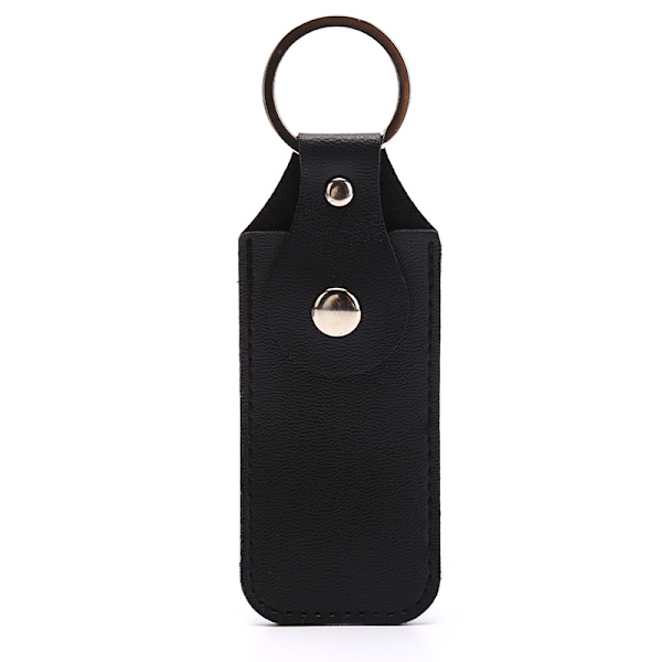 USB case Skyddsväska Bärbar ficka lädernyckelring för oss Black