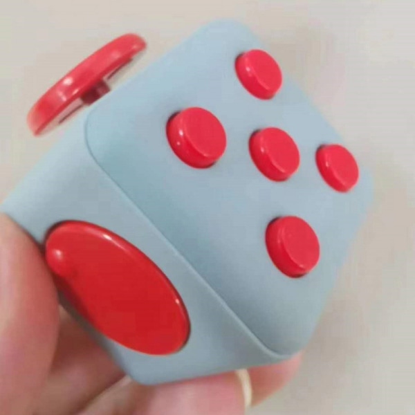 Ralix Fidget Cube Toy Relief Fokus Uppmärksamhet Arbete Pussel Gray onesize