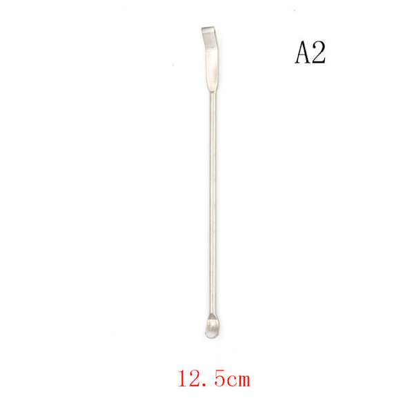 Rustfritt stål Lab Mikrospatel Medisinskje Scoop Spade P 12.5cm