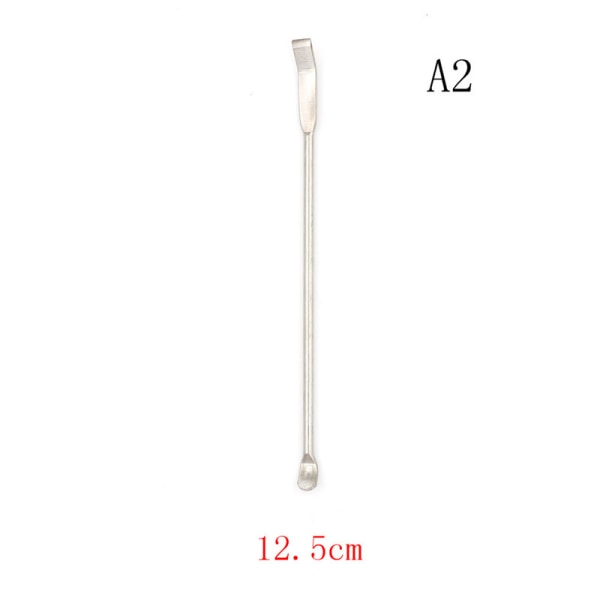 Stainless Steel Lab Micro Spatula Lääkelusikka Scoop Shovel P 12.5cm