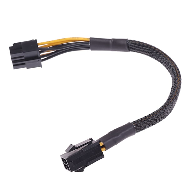 1Pc 20CM 4Pin til 8Pin CPU Power Converter Kabelledning Adapter af Black one size