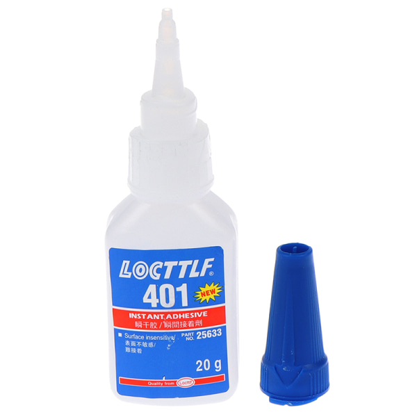 5 STK 20g Loctite 401 hurtigklebende flaske Sterkere Super Glu Clear 5pcs