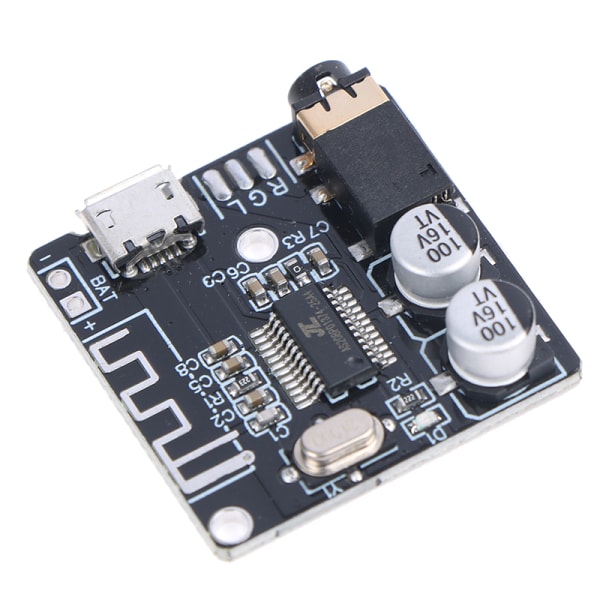 DIY Bluetooth eller Receiver Board Bluetooth 5.0 MP3 Lossless Decod Black One Size