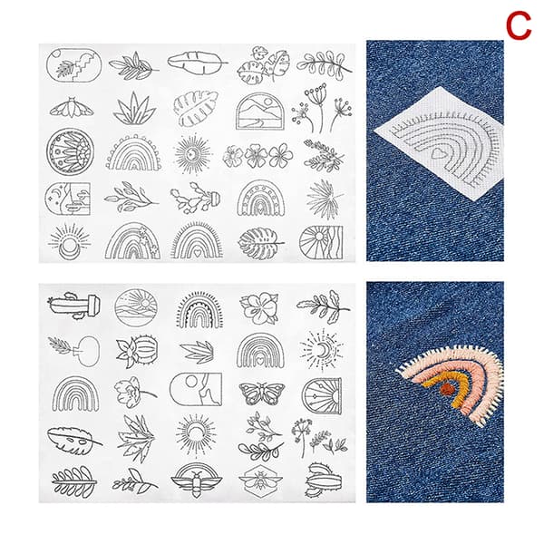 Vattenlöslig Stabilisator för Broderi Stick & Stitch Embroi D