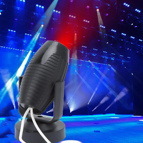 1st RGB LED-scenspotlight 360 graders festbröllopsatmosfär Bule Litht 4#