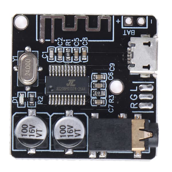 DIY Bluetooth o vastaanotinlevy Bluetooth 5.0 MP3 Lossless Decod Black One Size