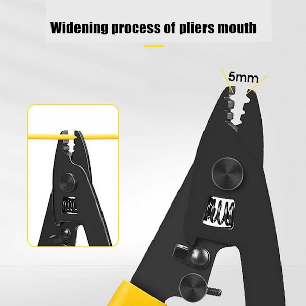 CFS-3 Treports fiberoptisk avisoleringstång Wire strippers f Yellow onesize