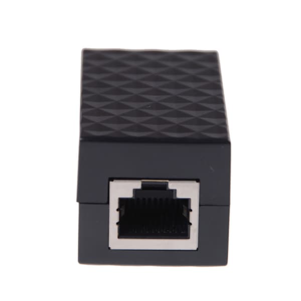 RJ-45 Lightning Arrester Adapter Ethernet Surge Protector Nätv Black onesize