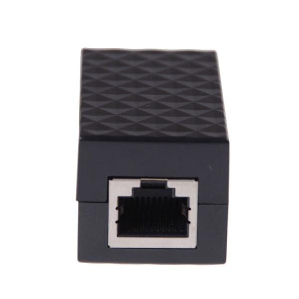 RJ-45 lynavlederadapter Ethernet overspenningsbeskytter Netto Black onesize