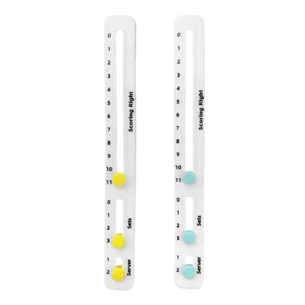 Bærbar Pickleball Padle Scorekeeper Scoring Right Picklebal White