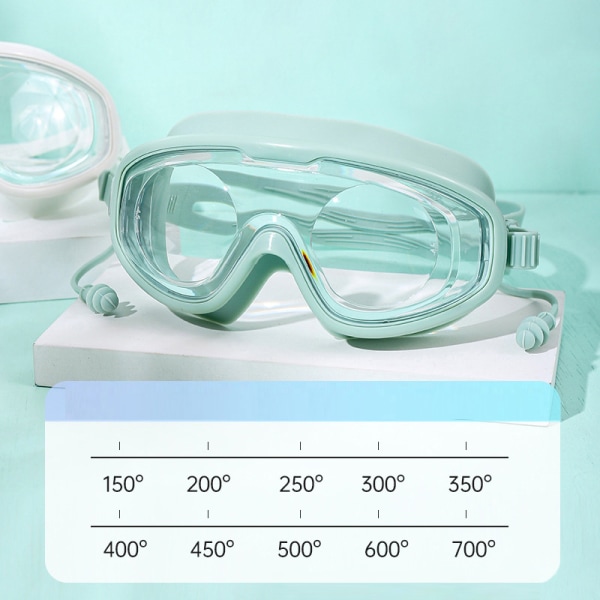 Simglasögon Anti-dim Justerbara optiska linser Vuxenbåge white one size