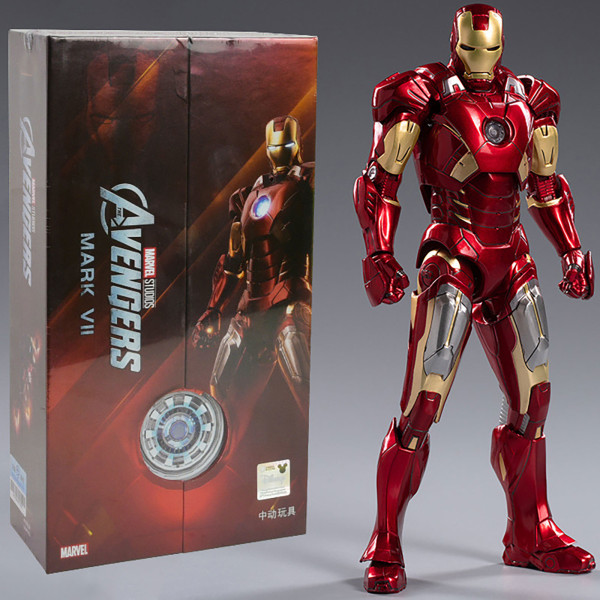 Avengers 1906-07 Iron Man MK7 dukkemodell figurleketøy (ny pakke Red MK7