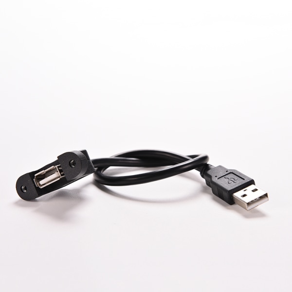 1,64 FT USB 2.0 hann til hun forlengelse panelmontert forlengelse Black 30cm