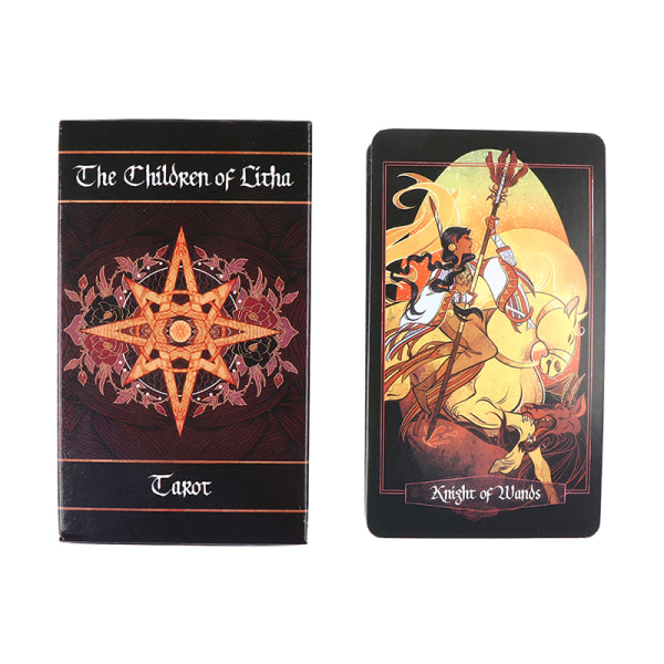 78 kort Children Of Litha Tarot Cards Prophecy Divination Deck Multicolor one size