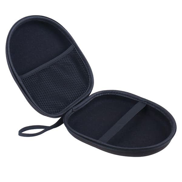 Musta Hard Shell Carry Headphone Headset case Laukku Coll A One Size