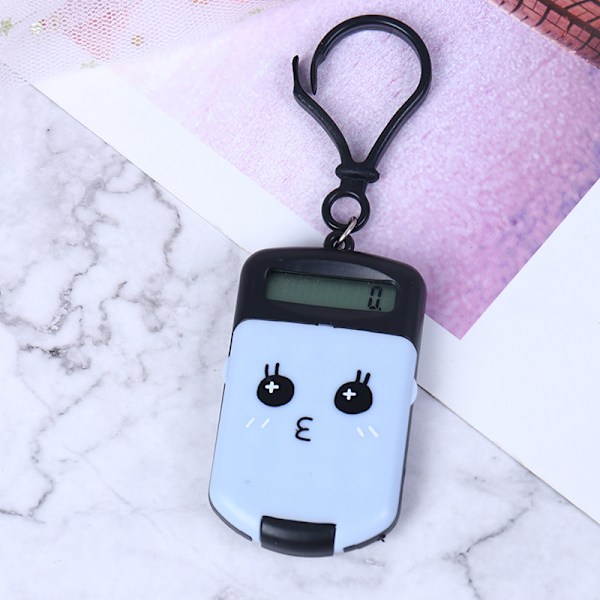 Bärbar miniräknare Fickstorlek Creative Keychain Calculator Of Black