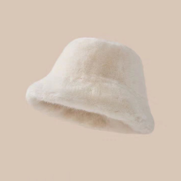 Vintervindtätt Varm Fluffig Dammode Solid Färg Plysch Coffee