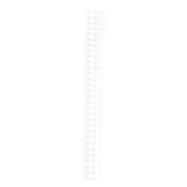 30 Hull Løsblad Plast Binding Ring Fjær Spiral Ringer for Transparent