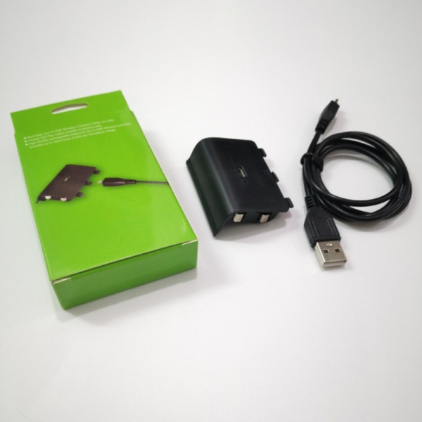 2400mAh genopladelig backup-batteripakke med USB-kabel til XBO Black onesize