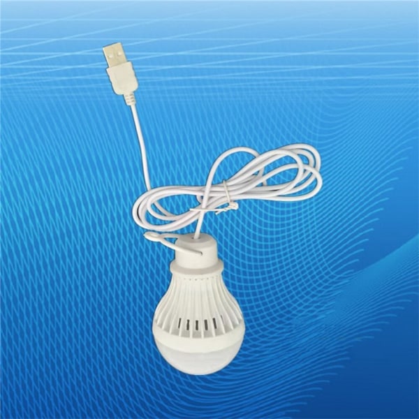 3/5/7W Bärbar Lanterna Camping Lights USB Power Lamp Outdoor C White 7W