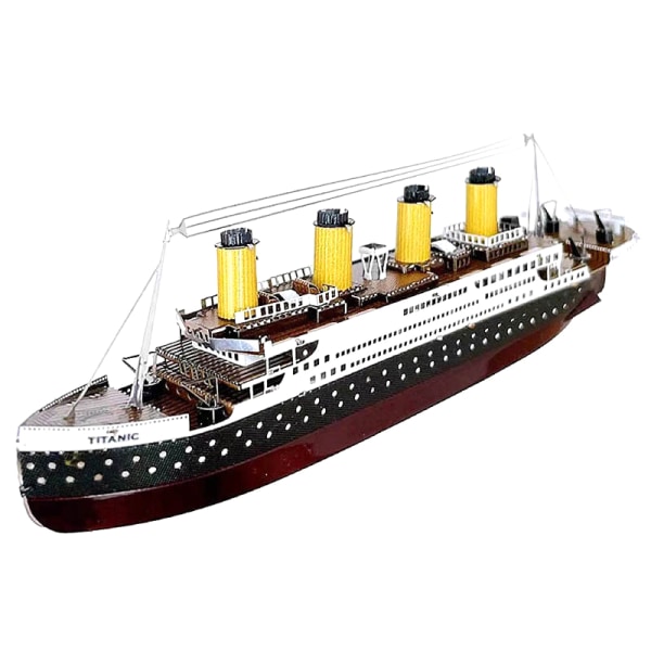 Värilliset Titanic Puzzle -risteilyaluksen kootut mallisarjat lapsille A oneszie