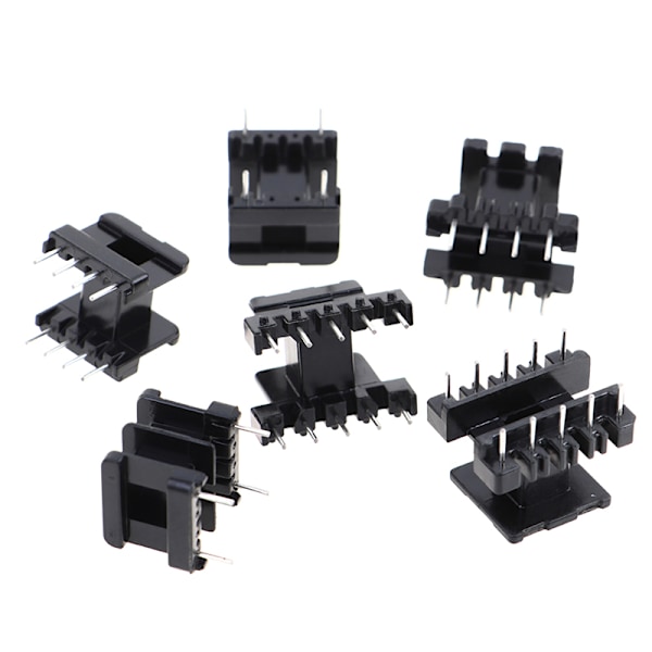 5 sæt EE25 4Pin 8P 10P Transformer Spole PC40 Ferrit Core Ver Horizontal 8Pin(4+4)