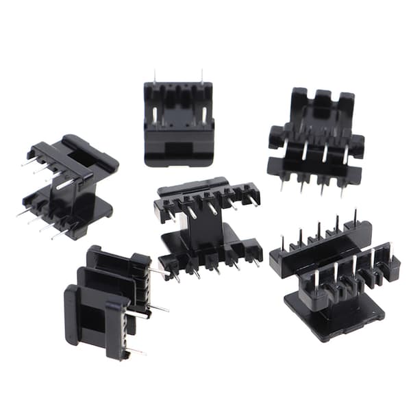 5 set EE25 4Pin 8P 10P Transformator Bobbin PC40 Ferrit Core Ver Vertical 10Pin(5+5)