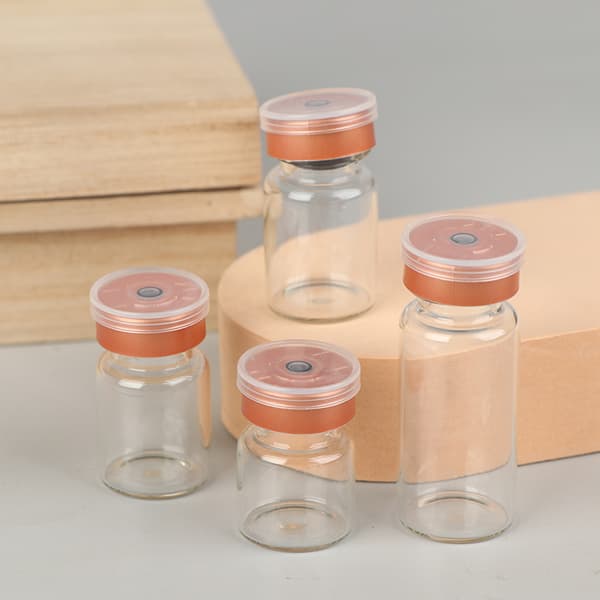 10 st 3 ml 5 ml 6 ml 10 ml flaskor gummipropp flip-off-lock Al Ca 6ML 10Pcs