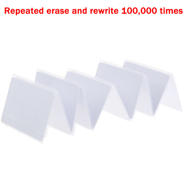10 stk 125khz RFID EM4305 T5577 duplikator kopi tag omskrivbar d White Onesize